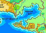 Onnwal, South Province, Ahlissa, Idee, Sea of Gearnat, Relmor Bay, Bright Desert, Celadon Forest